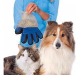 Luva Escova Nano Magnética Tira Pelos Dos Pets Cães e Gatos Removedor De Pelos SoftPet Vermelha - Fly ace