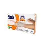 Luva Latex Com Talco P Medix Combo C/300 Und Medix
