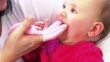 Luva Limpeza Boca Gengiva Oral Care Rabbit 0+m Azul Mam 8513