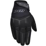 Luva moto bike x11 fit x tecido preto ggg 11041615