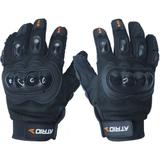 Luva Moto Motoqueiro Street Dedo Longo Tamanho G Atrio MT041 Motociclista Motocross Bike Preta