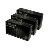 Luva Nitrila Sem Talco M Combo C/300 Und Preta Supermax
