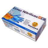 Luva Nitrila Sem Talco P C/100 Und Preta Descarpack