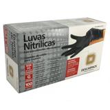 Luva Nitrílica Black para procedimentos não cirurgicos - Descarpack