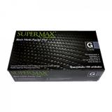 Luva Nitrílica de Procedimento Preta - Supermax