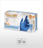 Luva nitrílica talge azul - caixa com 100 unidades - ca 29509 - m