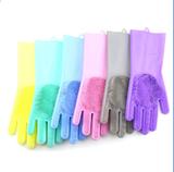 Luva para Lavar Louças de Silicone - Bella