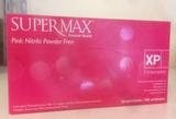 Luva Pink Nitrilo procedimento sem pó Tamanho PP Supermax