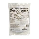 Luva Plástica Polietileno Descarpack Tamanho Único (100 unidades)