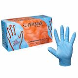 LUVA Procedimento Nitrilica Azul Supermax P 100un