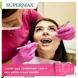 Luva Procedimento Nitrilo Rosa S/ Pó M - Supermax