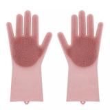 Luva Silicone Lava Louça Anti Térmica Vermelho - Thata esportes