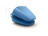 Luva Térmica Pegador em Silicone 9,5x9,5cm Azul - Bekasa