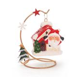 Luz Vela Decoração Natal A Bateria 16Cm Vermelha - Cromus
