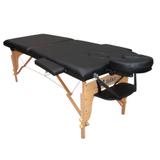 Maca Portatil Mesa de Massagem Maleta Firme Preta - Fidler