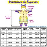 Macacão Kigurumi Pijama Cosplay do Hipopótamo Cinza em Plush - Fantasia de unicórnio