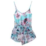Macaquinho Duo Print Floral Rosas - Authoria
