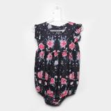 Macaquinho Infantil Up Baby Floral Feminino