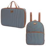 Mala e Mochila Maternidade Lollipop Azul - Hug