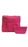 Maleta bolsa para esmaltes 120 frascos com alça transversal rosa - Meu tio que fez