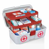 Maleta Caixa Primeiros Socorros De Medicamentos C/2 Bandejas - Arqplast