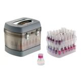 Maleta de Esmaltes Smaltbag 2 Bandejas Removiveis - CINZA - Dompel
