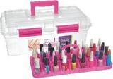 Maleta Porta Esmalte Transbox Rosa Mitro - Xplast