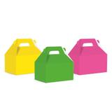 Maleta surpresa para lembrancinhas Festa Neon kit com 10 unid - Cromus