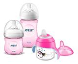 Mamadeira Avent 125 260ml Rosa Copo Pinguim - Philips avent