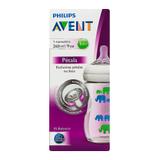 Mamadeira Avent Pétala Elefante Azul 260ml