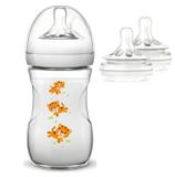 Mamadeira Avent Pétalas 260ml Tigre Com 2 Bicos 4 Para 6m+ - Philips avent