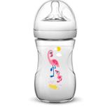 Mamadeira Avent Philips Pétala Decorada 260ml Flamingo