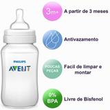 Mamadeira Classic 330ML (3M+) SCF566/17 - Philips AVENT