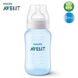 Mamadeira Classic+ Anticólica 330ml AVENT com Bico 3m+ Azul