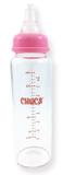 Mamadeira de Vidro 240ml com Bico de Silicone Chuca Baby - Rosa