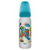Mamadeira Divertida Ortodôntica Azul 240ml Lillo