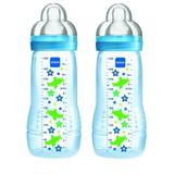 Mamadeira Fashion Bottle 330ml Azul Mam (Embalagem Dupla)