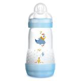 Mamadeira First Bottle Anti-Cólica e Auto-Esterilizável 260ml Rinoceronte Menino - MAM