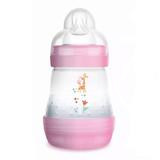 Mamadeira First Bottle Girls 160 ml - Rosa Girafa - MAM