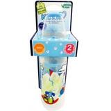 Mamadeira Kuka Natural Color com Bico Ortodôntico Azul 1556 250ml