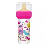 Mamadeira lillo super divertida rosa bico latex 260ml