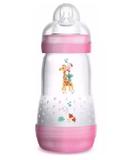 Mamadeira MAM 320ml Rosa Anti Colica e Auto Esterilizavel