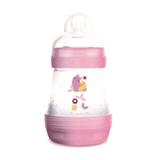 Mamadeira mam first bottle autoesterilizável 160ml rosa