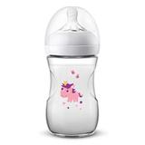Mamadeira Pétala 260ml Unicórnio 1m+ - Philips Avent