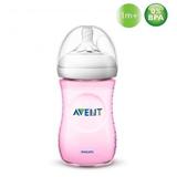 Mamadeira Petala Anticólica 260ml Rosa Philips Avent