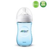 Mamadeira Pétala AVENT 260ml Azul Anticólica Bico Pétala 1m+
