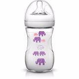 Mamadeira Pétala Avent Elefante Rosa 260 Ml - AVENT