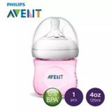 Mamadeira Pétala Rosa 125ml 0m+ - Philips Avent