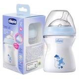 Mamadeira Step Up Azul 250ml Fluxo Médio 2m+ Chicco 808232