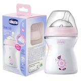 Mamadeira Step Up Rosa 250ml Fluxo Médio 2m+ Chicco 808231